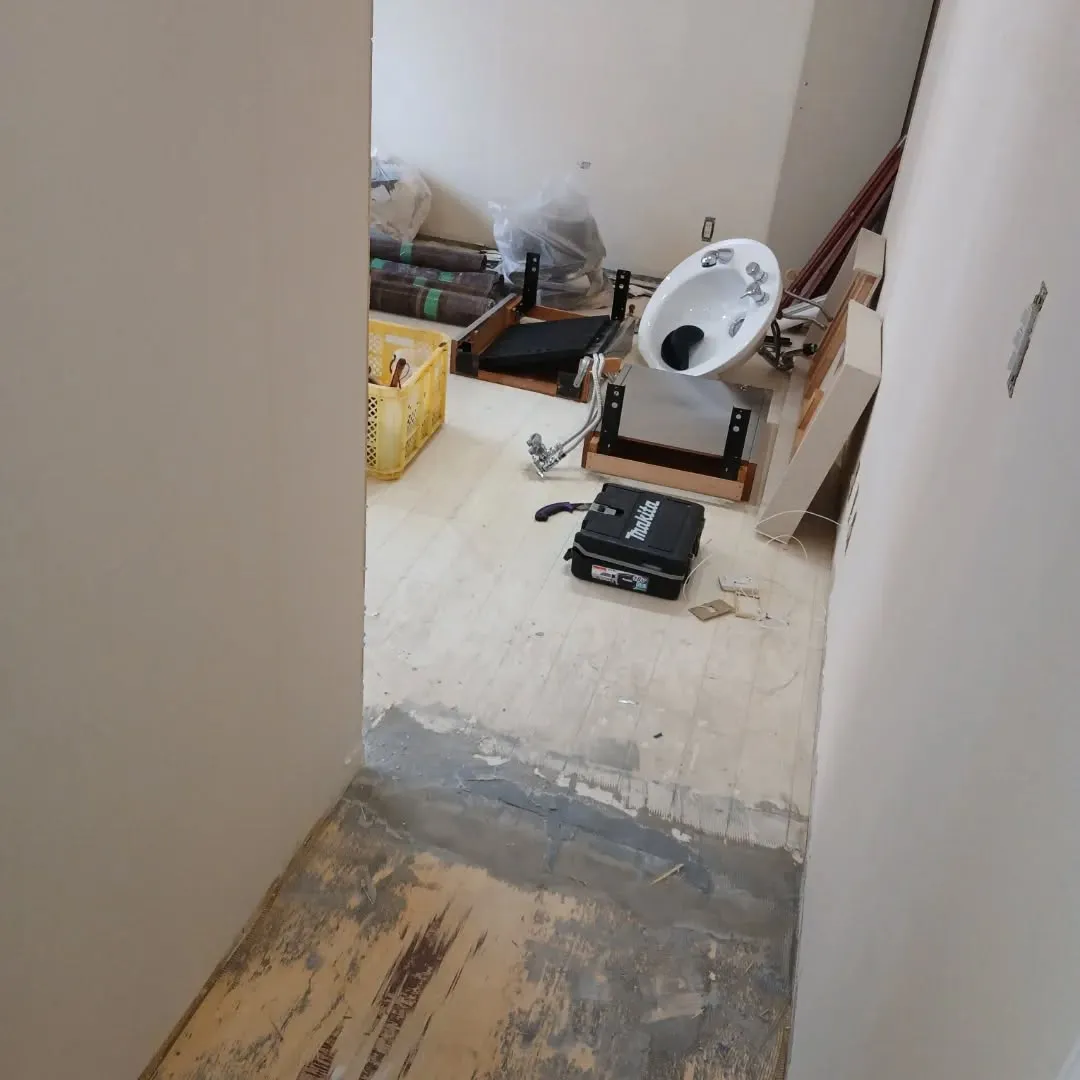 今週から新潟駅前の店舗の現状回復工事が始まりました🚧⚠️