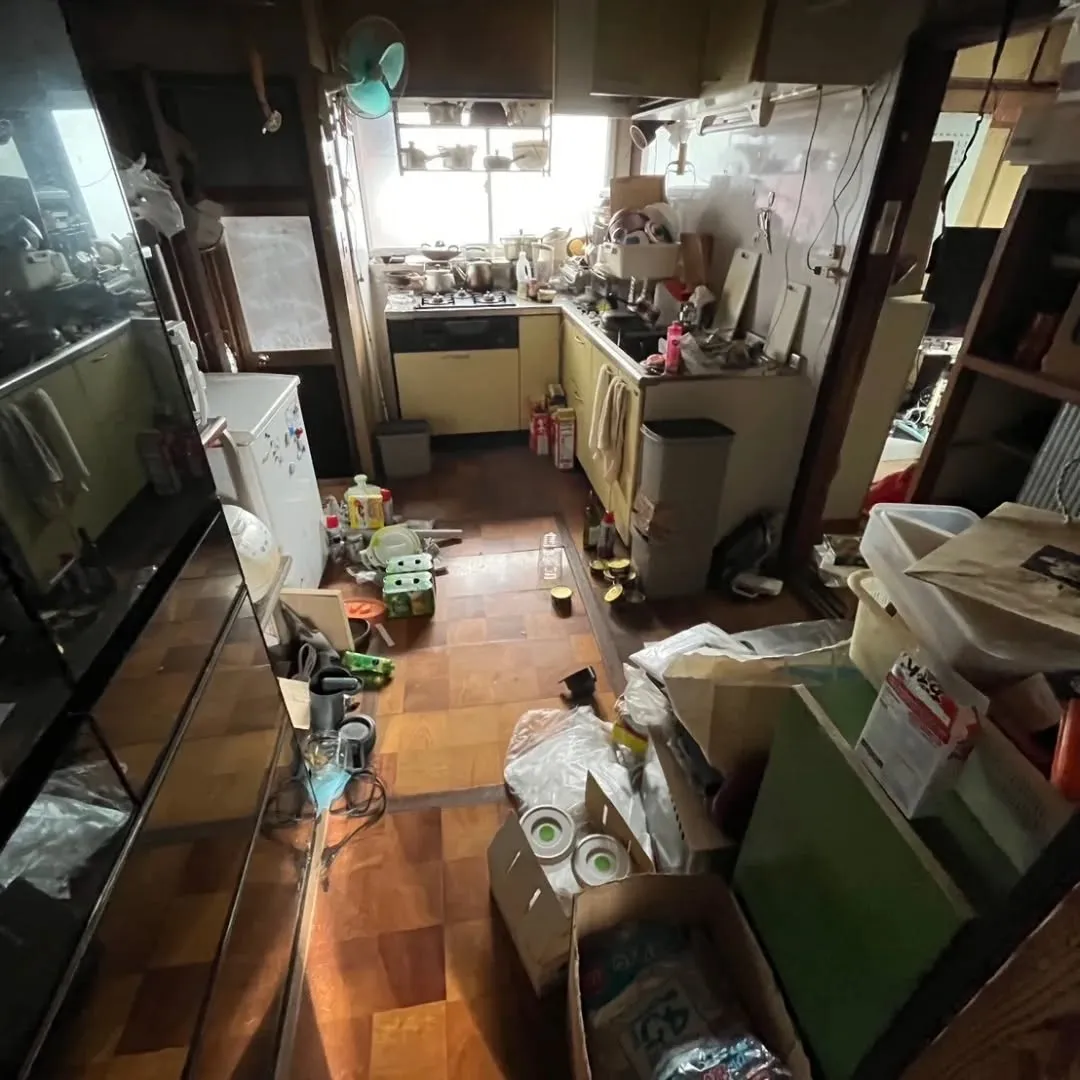 中央区で一軒家丸々の不用品回収を行いました🏠✨