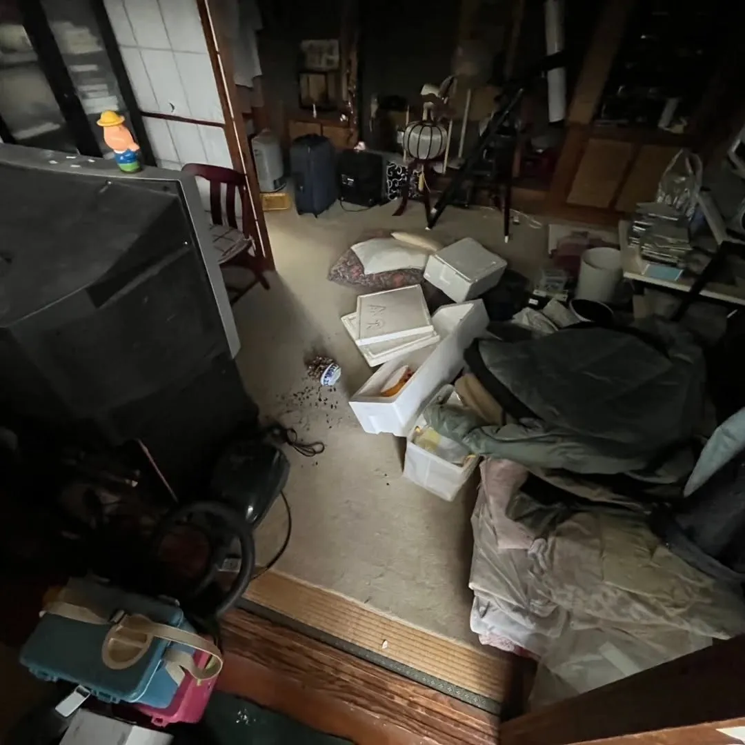 中央区で一軒家丸々の不用品回収を行いました🏠✨