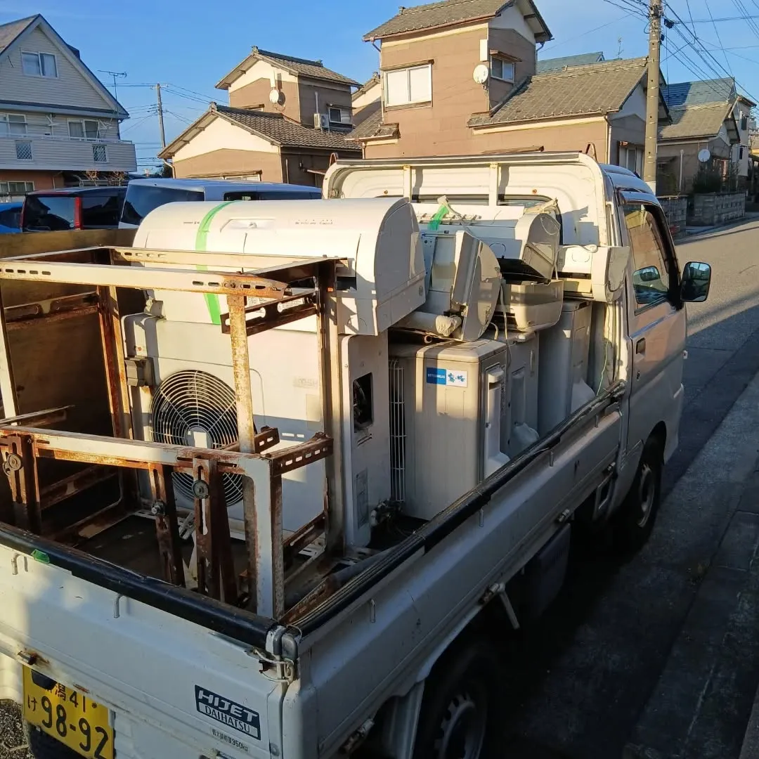 【不用品回収事例】庭木の伐採とエアコン撤去まとめて対応💪
