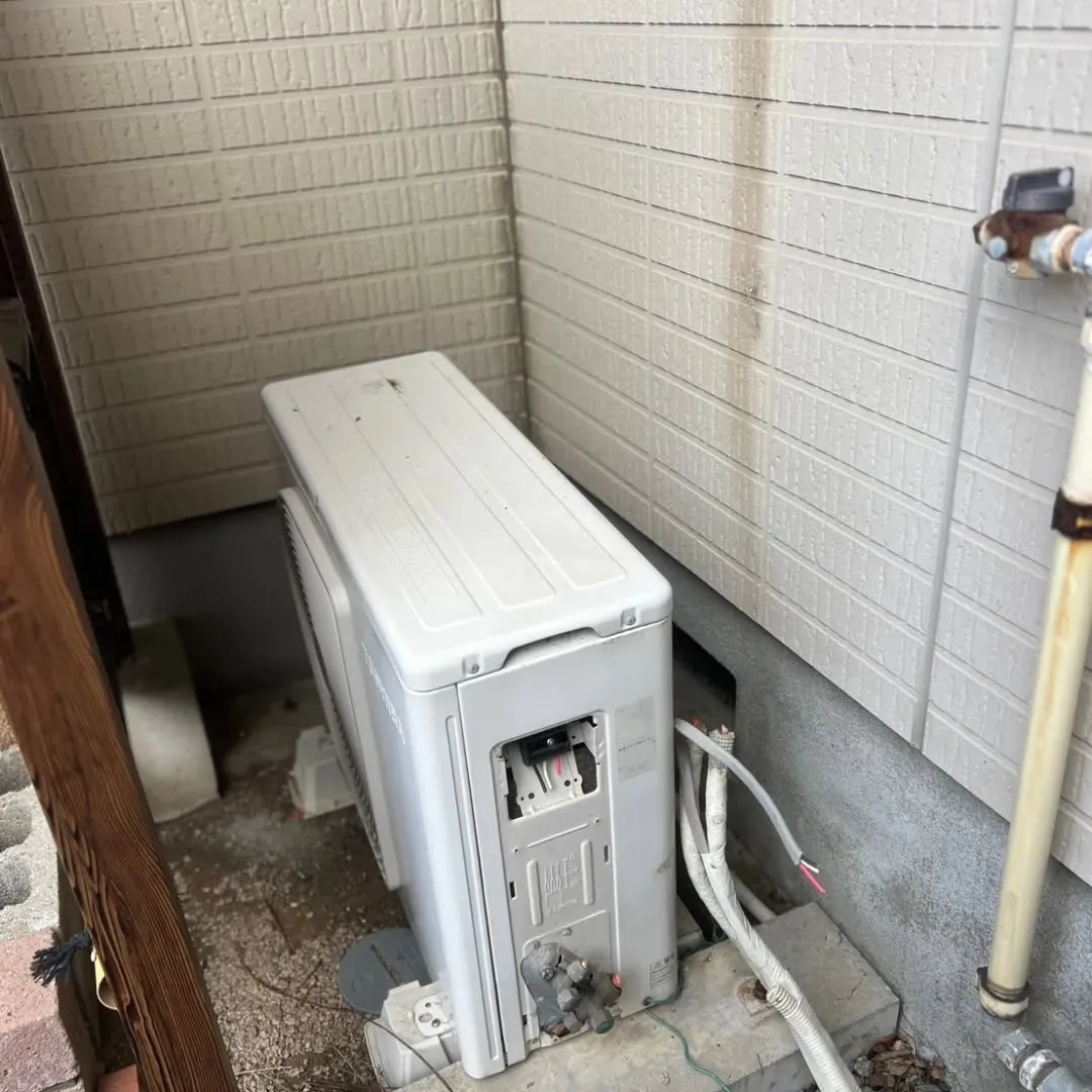 【不用品回収事例】庭木の伐採とエアコン撤去まとめて対応💪