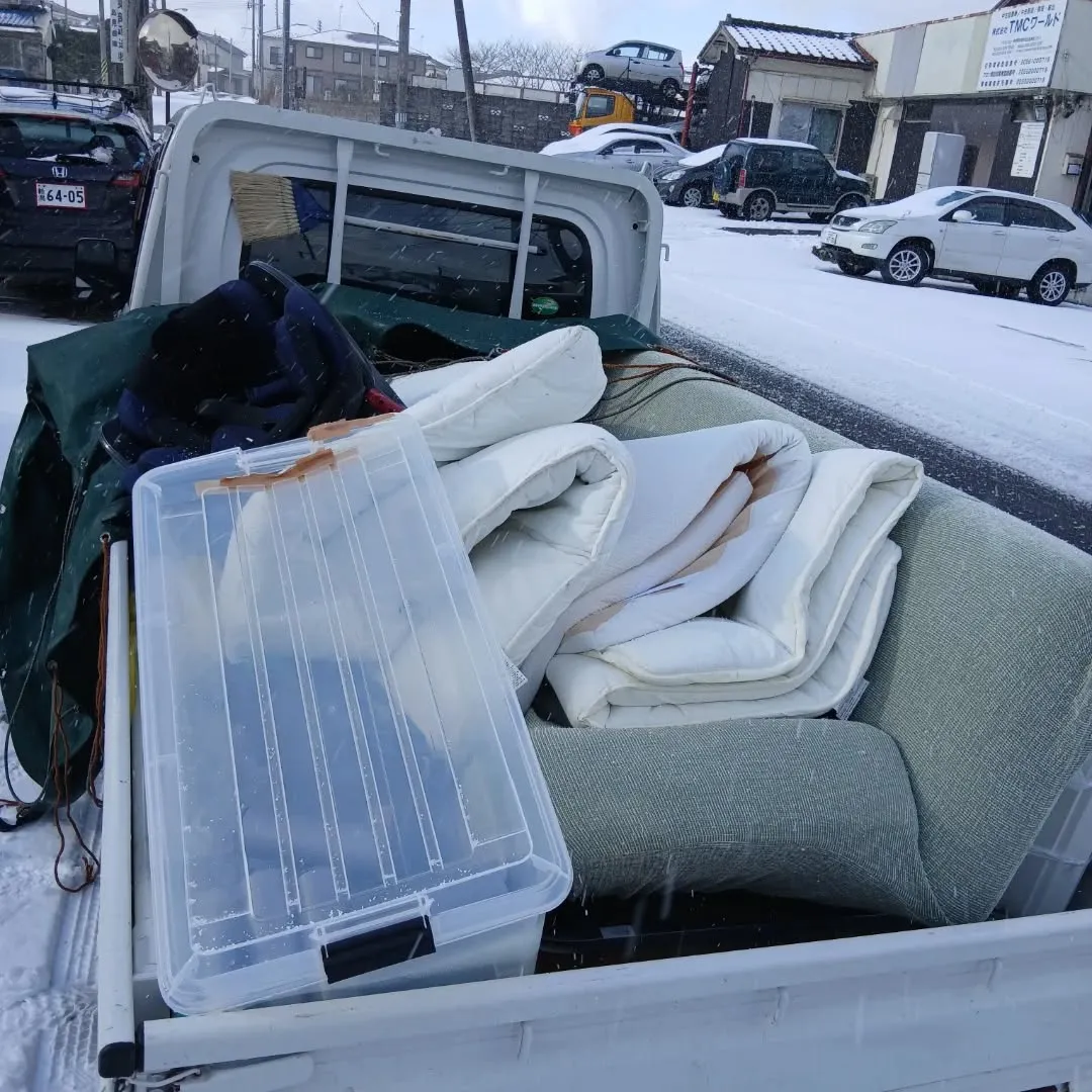 【新発田市対応】軽トラ一台分の不用品回収を行いましたトラック...