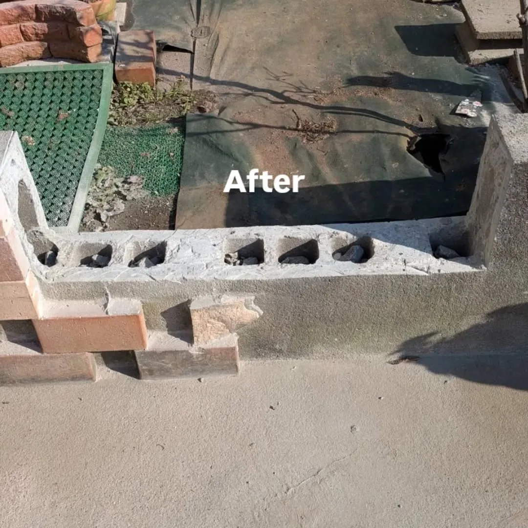 新潟市北区でリピート依頼！コンクリ斫りと古いテレビの処分。