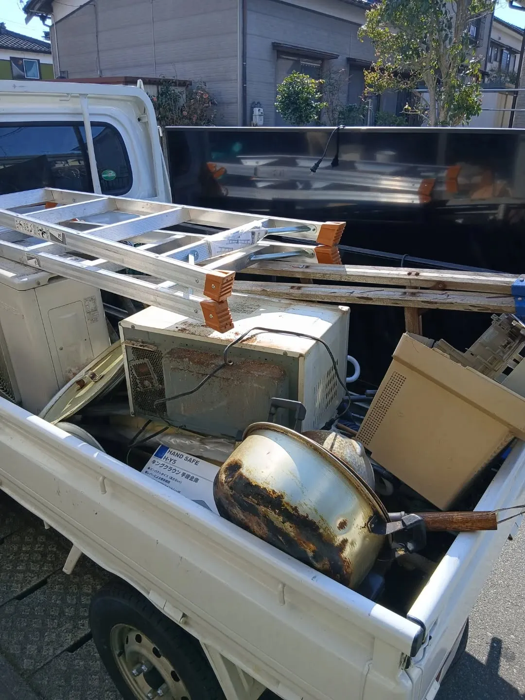 【店舗回収】おもだかや新津店跡地でエアコン・家電・調理器具回...