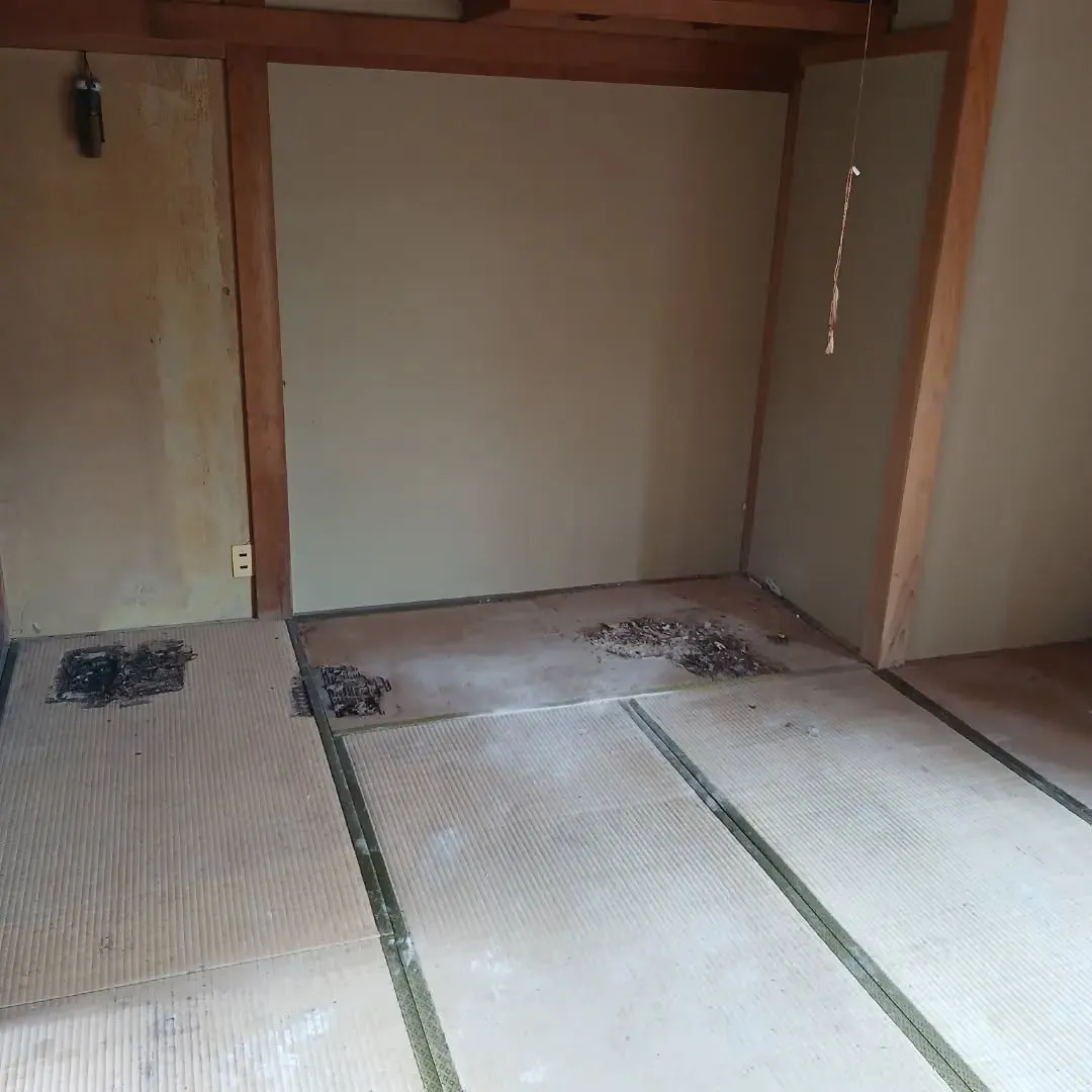 【阿賀野市】神社社務所の残地物撤去・プレハブ物置解体|軽トラ...