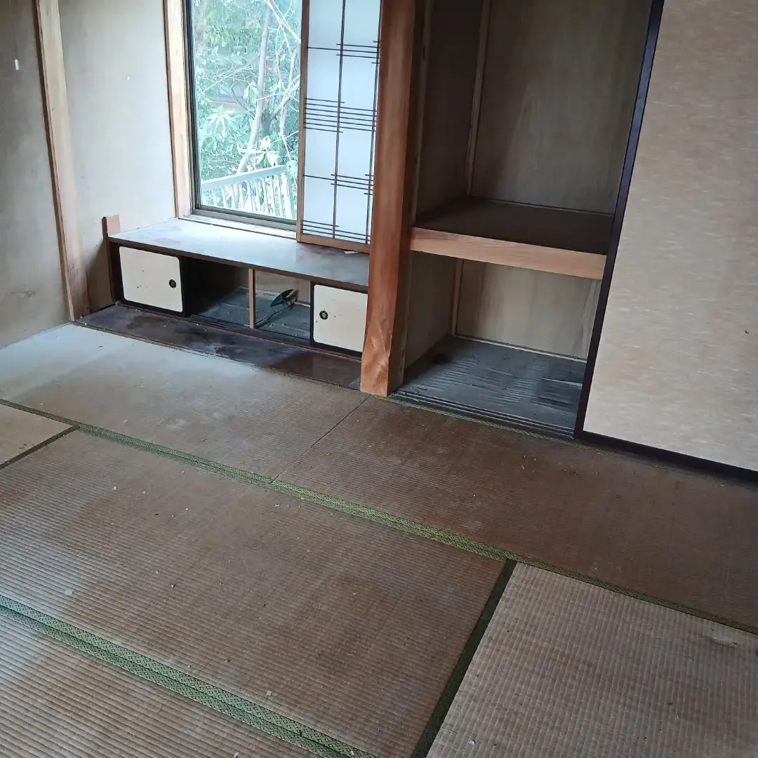 【阿賀野市】神社社務所の残地物撤去・プレハブ物置解体|軽トラ...